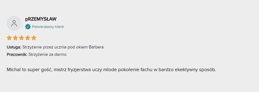 Opinia: Przemysław