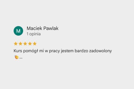 Opinia: Maciek